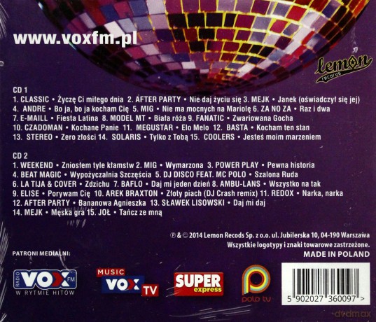 Zabawa z VOX FM Vol. 2 [CD]