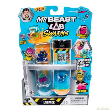 Mr. Beast Lab Swarms Series 2 Mini Figuren 5 Pack Atomic Series 2,5 cm