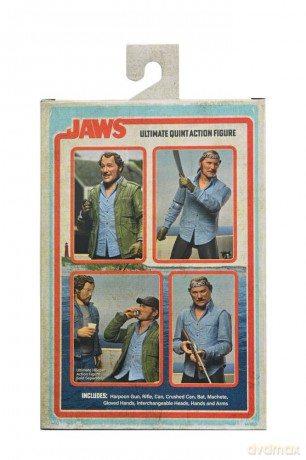 Jaws Action Figure Ultimate Sam Quint 50th Anniversary Figure 18 cm