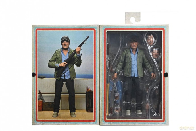 Jaws Action Figure Ultimate Sam Quint 50th Anniversary Figure 18 cm