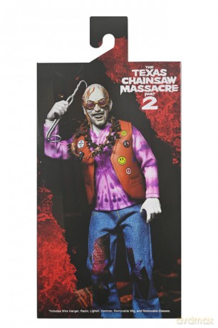 Texas Chainsaw Massacre 2 Clothed Action Figure Chop Top 20 cm