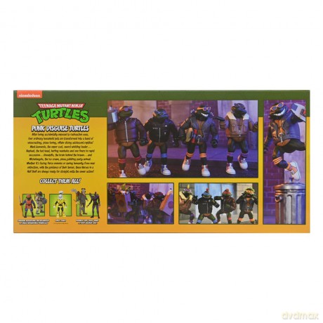 Teenage Mutant Ninja Turtles (Cartoon) Action Figures 4-Pack Punk Turtles 18 cm