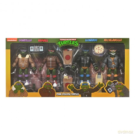 Teenage Mutant Ninja Turtles (Cartoon) Action Figures 4-Pack Punk Turtles 18 cm