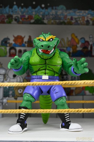 Teenage Mutant Ninja Turtles (Archie Comics) Action Figure Stump Wrestling Leatherhead 18 cm