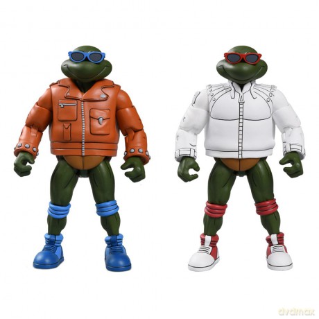 Teenage Mutant Ninja Turtles (Cartoon) Action Figure Punk Leo and Punk Raph 2 Pack 18 cm