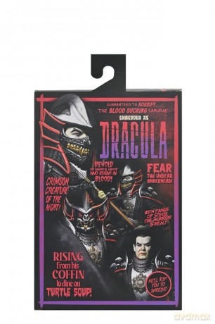 Teenage Mutant Ninja Turtles x Universal Monsters Action Figure Shredder as Dracula Classic Colors 18 cm