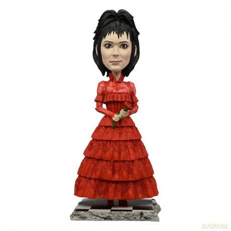 Beetlejuice Beetlejuice Head Knocker Bobble-Head Lydia Wedding 20 cm