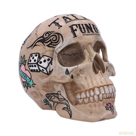 Skarbonka Skull Tattoo Fund