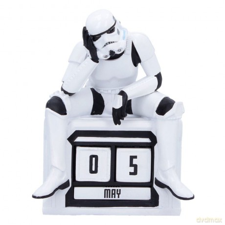 Original Stormtrooper Perpetual Calendar What a Day 14 cm