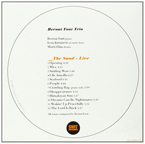 Bernat Font Trio: The Sand Live [CD]