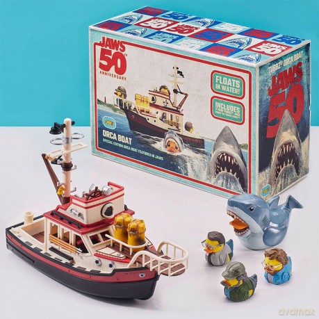 Jaws Tubbz Vehicle PVC Figure Orca Boat Bundle 13 cm