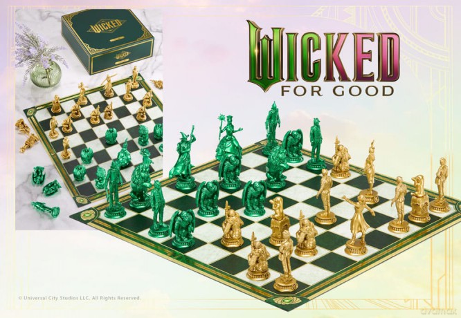 Wicked: For Good Chess Set Shiz vs. Emerald City