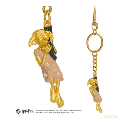 Harry Potter Metal Keychain Dobby gold-coloured 11 cm