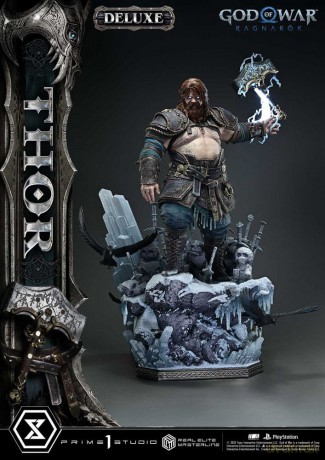 God of War: Ragnarök Real Elite Masterline Series Statue 1/3 Thor Deluxe Version 105 cm