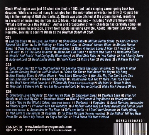 Dinah Washington: Original Queen of Soul [3CD]