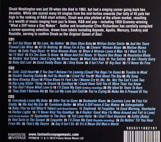 Dinah Washington: Original Queen of Soul [3CD]