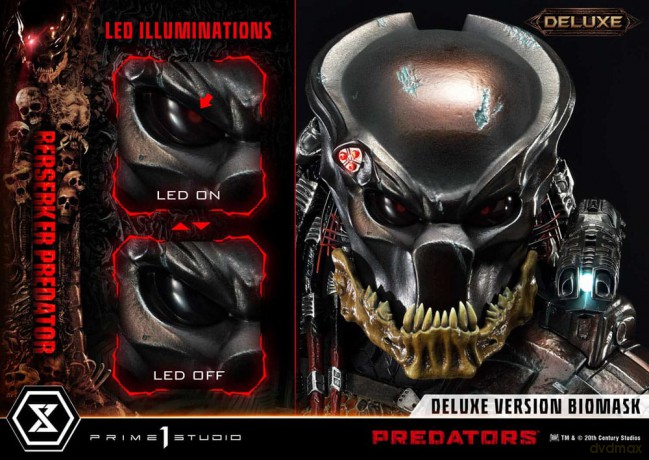 Predators Statue Berserker Predator Deluxe Version 100 cm