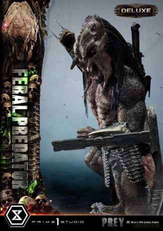 Prey (Movie) Museum Masterline Series Statue 1/3 Feral Predator Deluxe Version 89 cm
