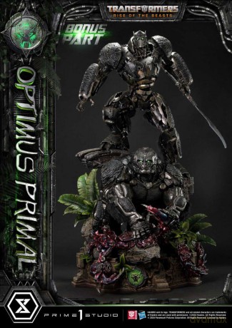 Transformers: Rise of the Beasts Museum Masterline Statue Optimus Primal Ultimate Bonus Version 72 cm
