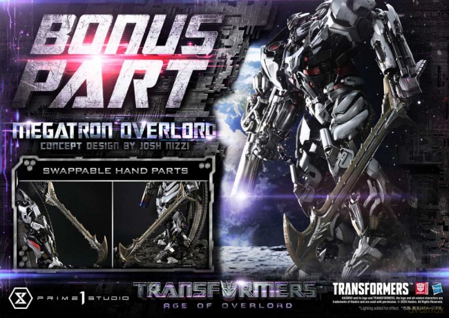 Transformers Generations I Museum Masterline Statue Megatron Overlord (Design by Josh Nizzi) Bonus Version 89 cm