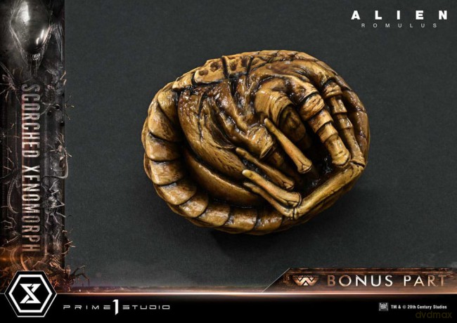 Alien: Romulus Museum Masterline XL Statue 1/3 Scorched Xenomorph Deluxe Bonus Version 98 cm