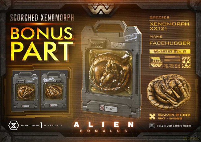 Alien: Romulus Museum Masterline XL Statue 1/3 Scorched Xenomorph Deluxe Bonus Version 98 cm