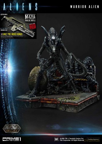Aliens Premium Masterline Series Statue Warrior Alien Deluxe Bonus Version 67 cm