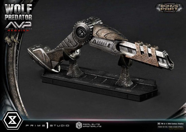 Alien vs. Predator Real Elite Masterline Series Statue 1/3 Requiem Wolf Predator Deluxe Bonus Ver. 95 cm