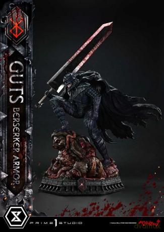 Berserk Ultimate Premium Masterline Series Statue 1/4 Guts, Berserker Armor Grunbeld vs. Guts 94 cm