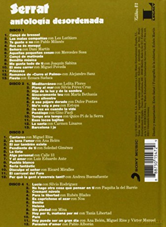 Joan Manuel Serrat: Antologia Desordenada [4CD]