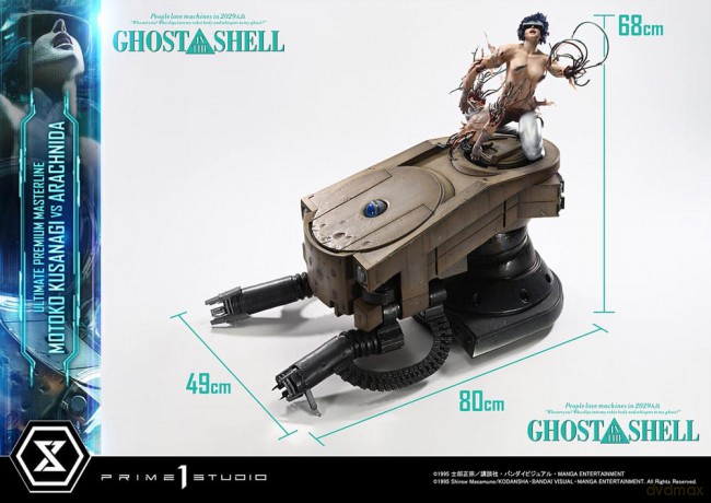 Ghost in the Shell Ultimate Premium Masterline Series Statue 1/4 Motoko Kusanagi vs Arachnida 68 cm