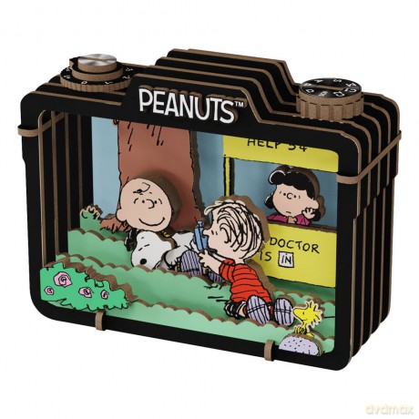 Peanuts Puremind Model Kit Wooden Theater Summer Snapshot