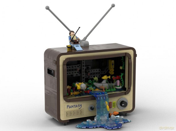 Original-Retro Series Construction Set Vintage Television 19 cm