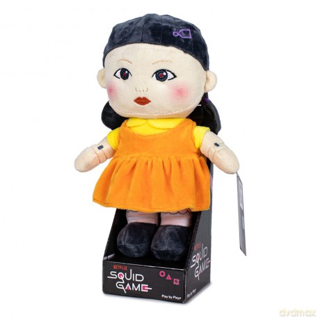 Squid Game Plush Figure Doll in Displayverpackung 28 cm