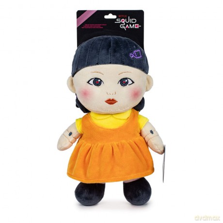 Squid Game Plush Figure Doll with Backing Card Packaging 28 cm