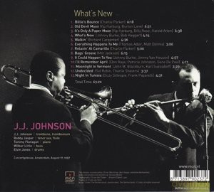 J.J. Johnson: What\'s New [CD]