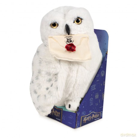 Harry Potter Plush Figure Realistic Hedwig in a Display 25 cm