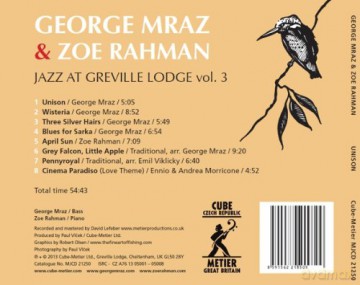 George Mraz: Unison [CD]