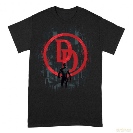 Marvel Daredevil T-Shirt Daredevil Double D Shadow Size S