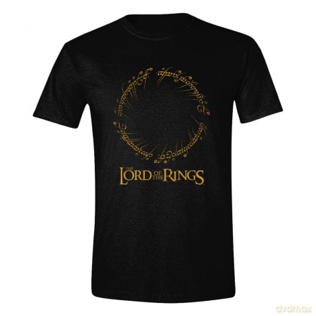 Lord of the Rings T-Shirt Logo Inscription Size L