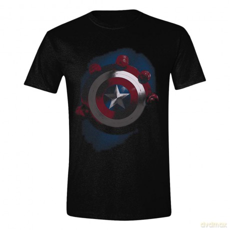 Captain America Brave New World T-Shirt Captain America Shield with Red Size L
