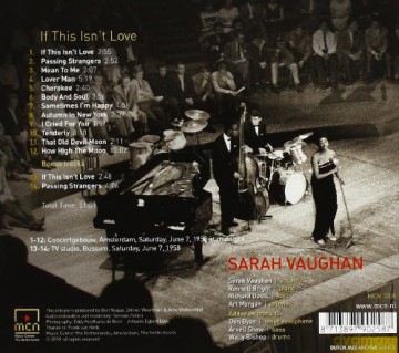 Sarah Vaughan: If This Isn\'t Love [CD]
