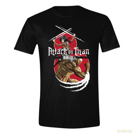 Attack on Titan T-Shirt Mikasa Titan Size S