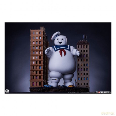 The Ghostbusters Diorama Statue Stay Puft Marshmallow Man 74 cm