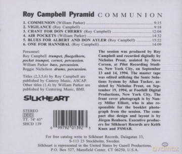 Roy Campbell Pyramid: Communion [CD]