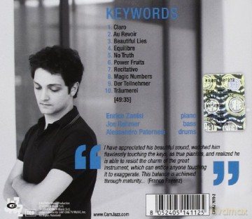 Enrico Zanisi: Keywords [CD]