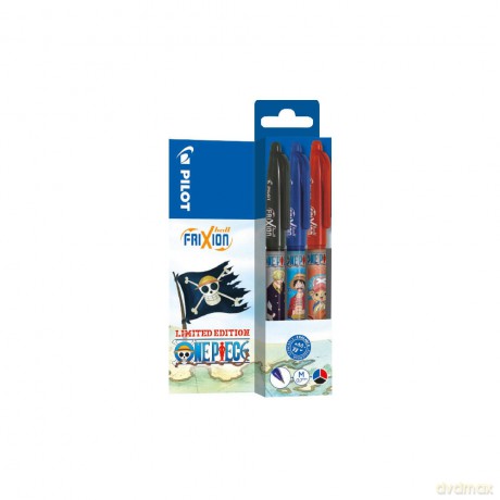 One Piece 3-Pack Rollerball pen FriXion Ball Limited Edition LE 0.7