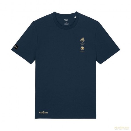 Genshin Impact T-Shirt Kamisato Ayaka Frostlake Heron Size L