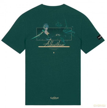 Genshin Impact T-Shirt Alhaitham Green Size M