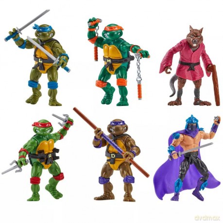 Teenage Mutant Ninja Turtles 6-Pack Action Figures 1988 Remastered